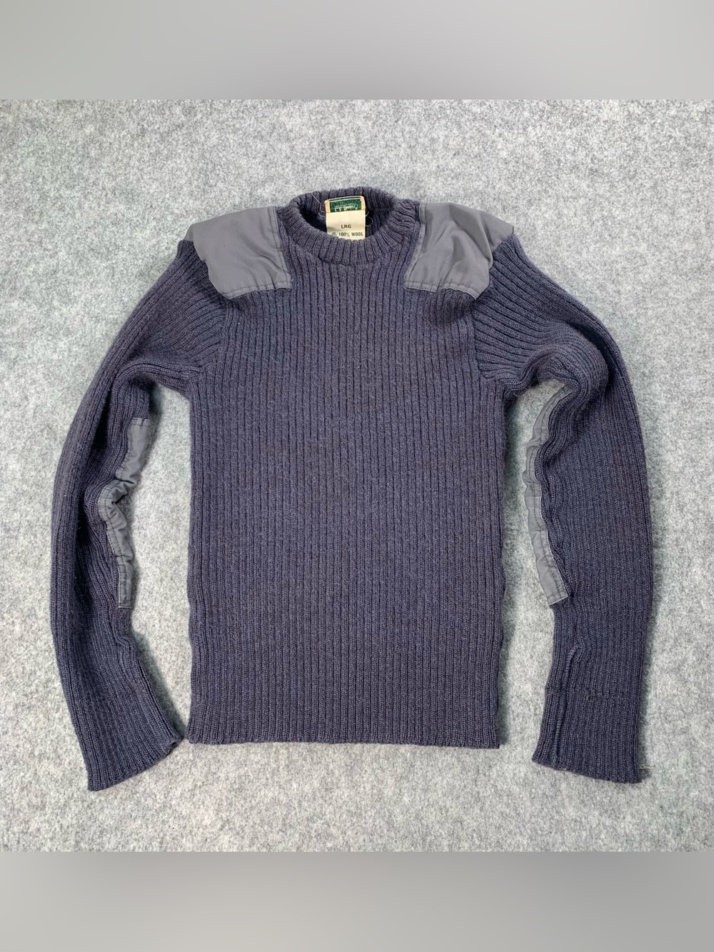 Vintage L.L.Bean navy blue wool commando sweater